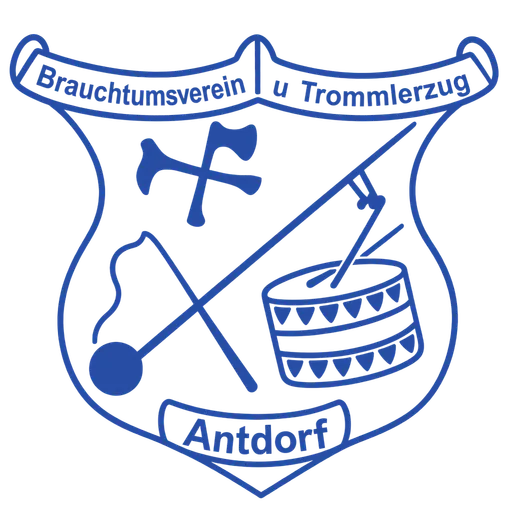 Wappen Brauchtumsverein und Trommlerzug Antdorf